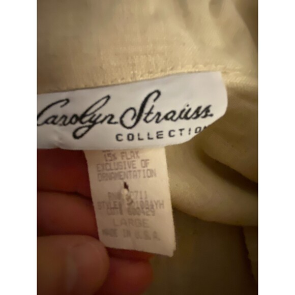 Vintage Made In U.S.A. Carolyn Strauss Dress Large - Picture 3 of 6